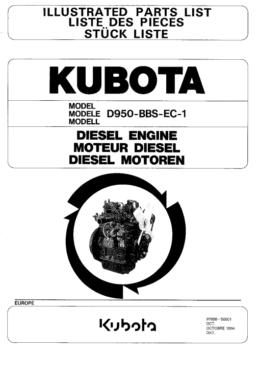 Schaffer D950_BBS_EC Engine Parts manual catalog PDF Download