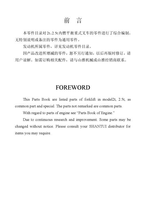 Shantui SF20_SF25 Parts manual catalog PDF Download