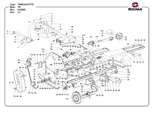 Sicma TR Parts manual catalog PDF Download
