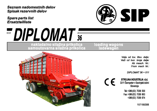 Sip Diplomat_36 Parts manual catalog PDF Download