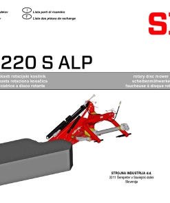 Sip Disc_220S_Alp Parts manual catalog PDF Download