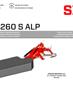Sip Disc_260S_Alp Parts manual catalog PDF Download