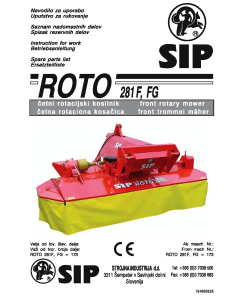 Sip Roto_281F_FG Parts manual catalog PDF Download