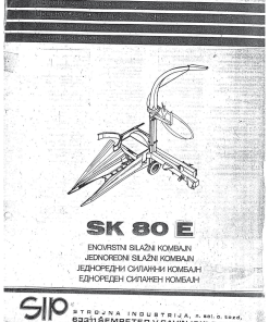 Sip SK_80E Parts manual catalog PDF Download