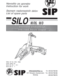 Sip Silo_80DS_90D Parts manual catalog PDF Download
