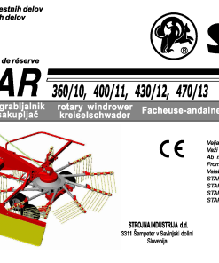 Sip Star_360-10_400-11_430-12_470-13 Parts manual catalog PDF Download
