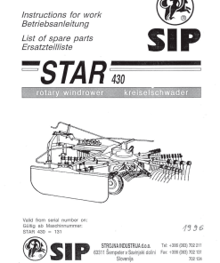 Sip Star_430 Parts manual catalog PDF Download