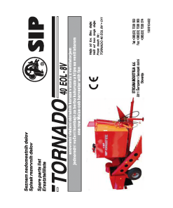 Sip Tornado_40EOL-8V Parts manual catalog PDF Download