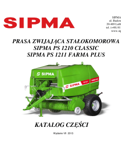Sipma PS-1210_PS-1211 Parts manual catalog PDF Download