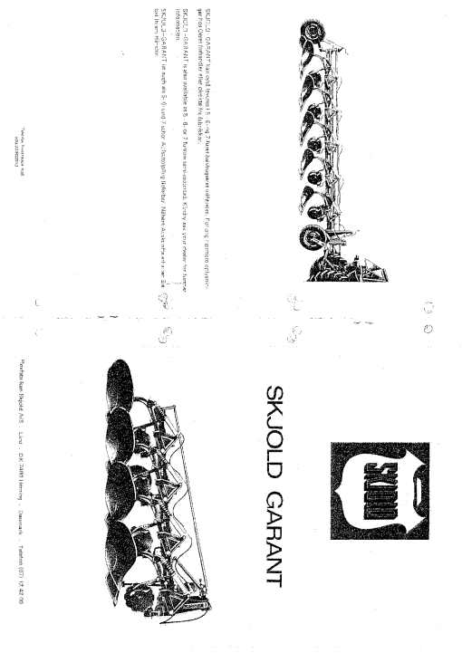 Skjold Garant Parts manual catalog PDF Download