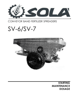 Sola Sola SV6 Parts manual catalog PDF Download