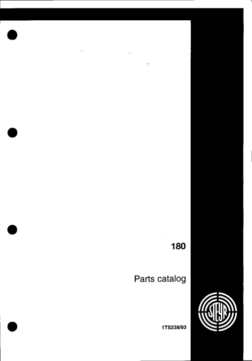 Steyr 180 Parts manual catalog PDF Download
