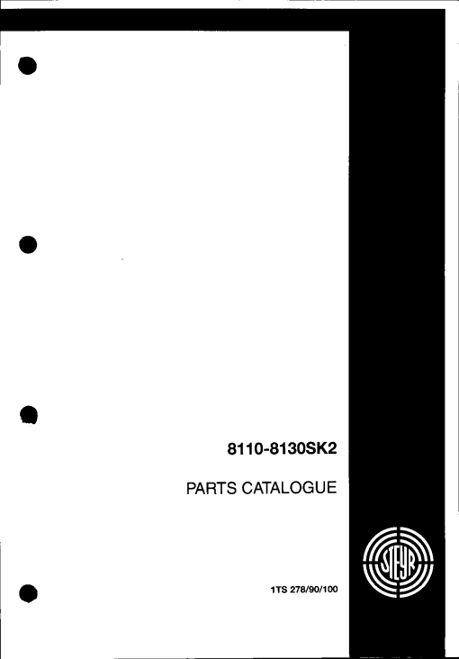 Steyr 8110_8130_SK2 Parts manual catalog PDF Download