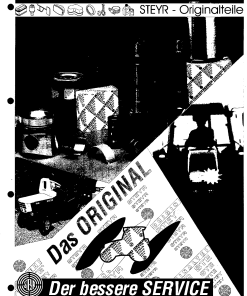 Steyr Quick reference guide Parts manual catalog PDF Download