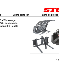 Stoll FC-Werkzeuge-RE1201 Spare parts Implements manual catalog PDF Download