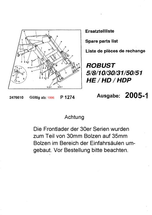 Stoll Robust_HE-HD-HDP_05_P1274 Robust Parts manual catalog PDF Download
