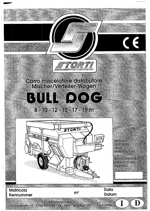 Strom Bull_Dog Parts manual catalog PDF Download