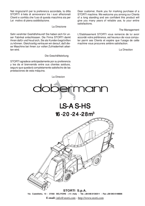 Strom Dobermann_16_20_24_28 Parts manual catalog PDF Download