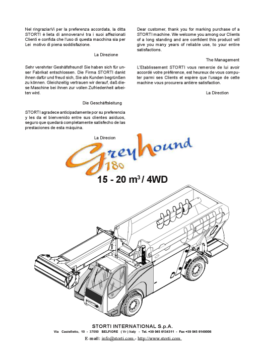 Strom Greyhound_180 Parts manual catalog PDF Download