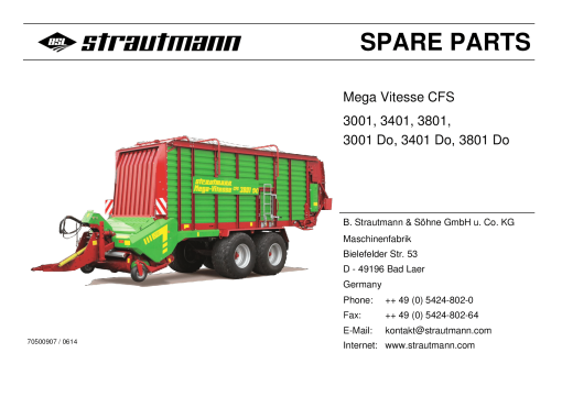 Strom Mega-Vitesse Parts manual catalog PDF Download