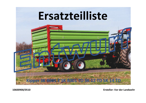 Strom SK8001_SK12_SK14 Parts manual catalog PDF Download