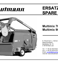 Strom Strautmann_Multimix_700-900 Parts manual catalog PDF Download