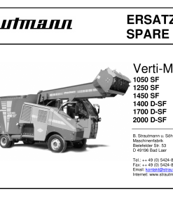 Strom Verti-Mix1050_1250_1450_1400_1700_2000 Parts manual catalog PDF Download