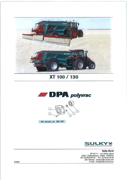 Sulky DPA_Polyvrac Parts manual catalog PDF Download