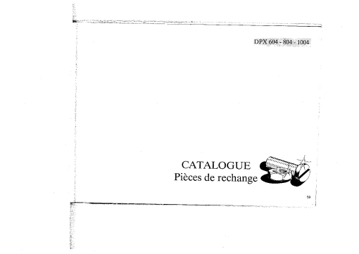 Sulky DPX_604_804_1004 Parts manual catalog PDF Download