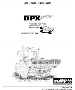 Sulky DPX_Prima Parts manual catalog PDF Download