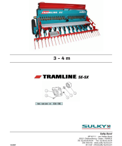 Sulky Tramline_SE_SX Parts manual catalog PDF Download