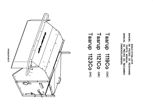Taarup 1119Co_1121Co_1123Co Mower Parts manual catalog PDF Download
