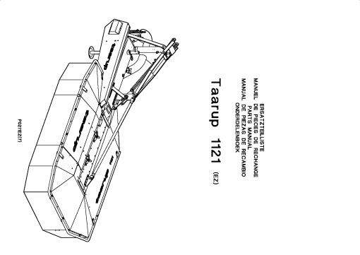 Taarup 1121 Mower Parts manual catalog PDF Download