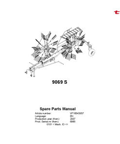 Taarup 9069S Rakes_and_tedders Parts manual catalog PDF Download