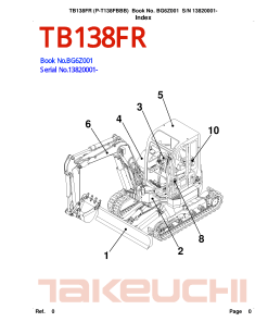 Takeuchi TB138FR_2 Parts manual catalog PDF Download