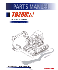 Takeuchi TB280 Parts manual catalog PDF Download