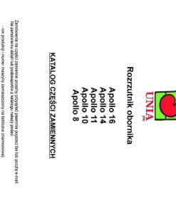 Unia Apollo_16_14_11_10_8 Parts manual catalog PDF Download