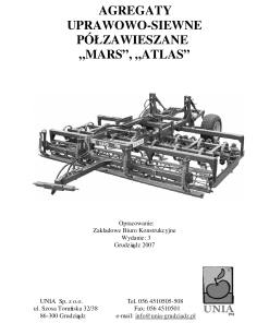 Unia Mars_Atlas Parts manual catalog PDF Download