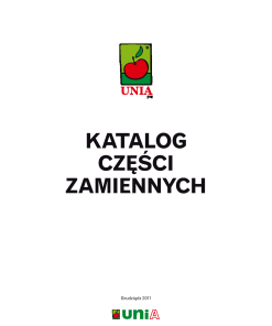 Unia katalog unia Parts manual catalog PDF Download