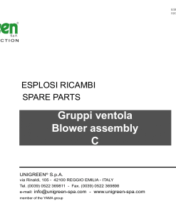 Unigreen Cannon Parts manual catalog PDF Download