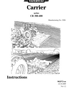Vaderstad carrier_cr300_400 Parts manual catalog PDF Download