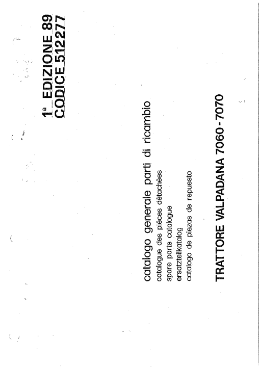Valpadana 7060_7070_TAV 1-A Parts manual catalog PDF Download