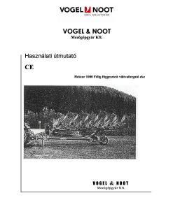 Vogel&Noot Hektor_1000_CE Parts manual catalog PDF Download