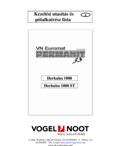Vogel&Noot Herkules_1000 Parts manual catalog PDF Download