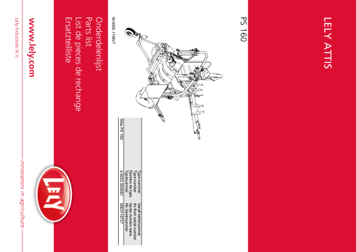 Welger Attis_PS160 Wraper Parts manual catalog PDF Download