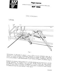 Welger RP180_1981 Round Baler Parts manual catalog PDF Download