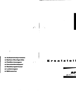 Welger ap41_03.70 Parts manual catalog PDF Download