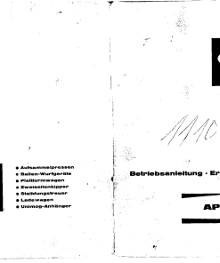 Welger ap41_07.68 Parts manual catalog PDF Download