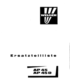 Welger ap45_07.79 Parts manual catalog PDF Download