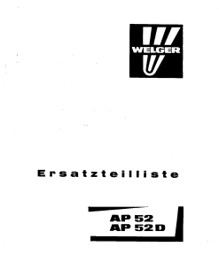 Welger ap52_07.79 Parts manual catalog PDF Download